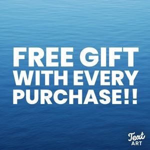 🎉🎁Free gift with every purchase!!🎁🎉